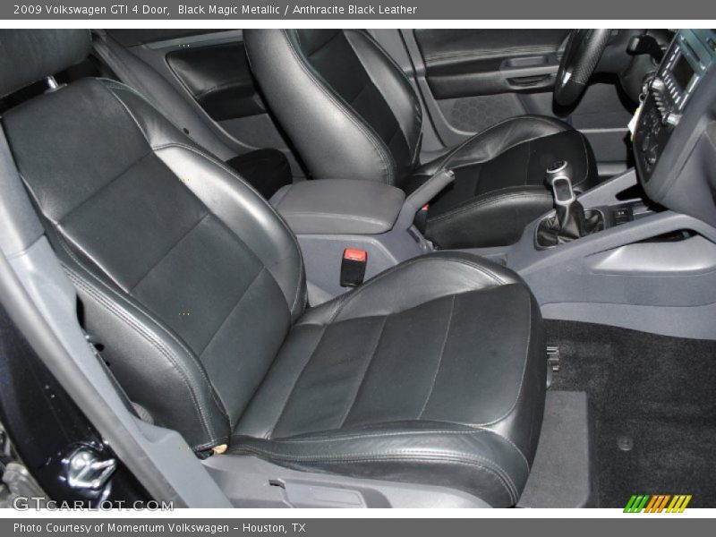 Black Magic Metallic / Anthracite Black Leather 2009 Volkswagen GTI 4 Door