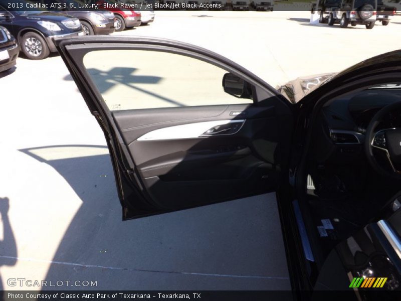 Black Raven / Jet Black/Jet Black Accents 2013 Cadillac ATS 3.6L Luxury