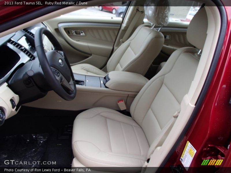Ruby Red Metallic / Dune 2013 Ford Taurus SEL