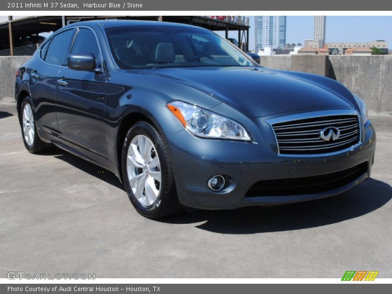 Harbour Blue / Stone 2011 Infiniti M 37 Sedan