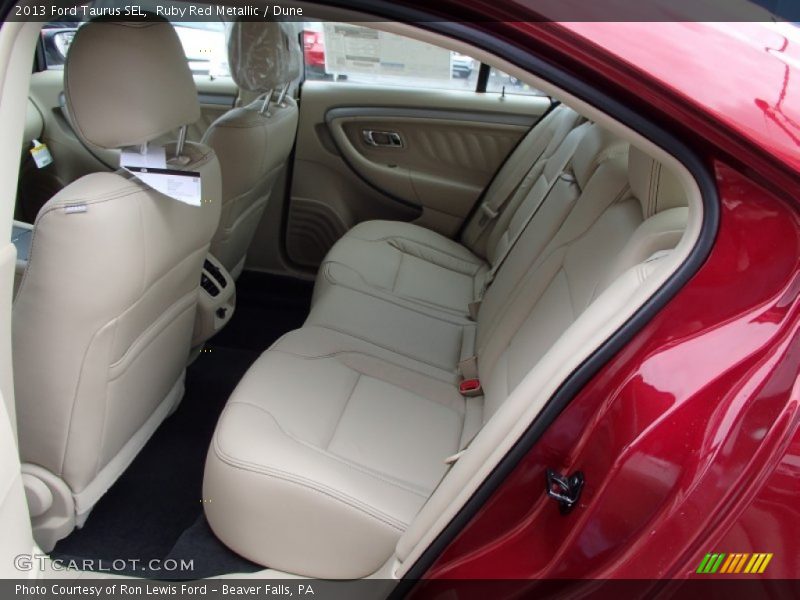 Ruby Red Metallic / Dune 2013 Ford Taurus SEL