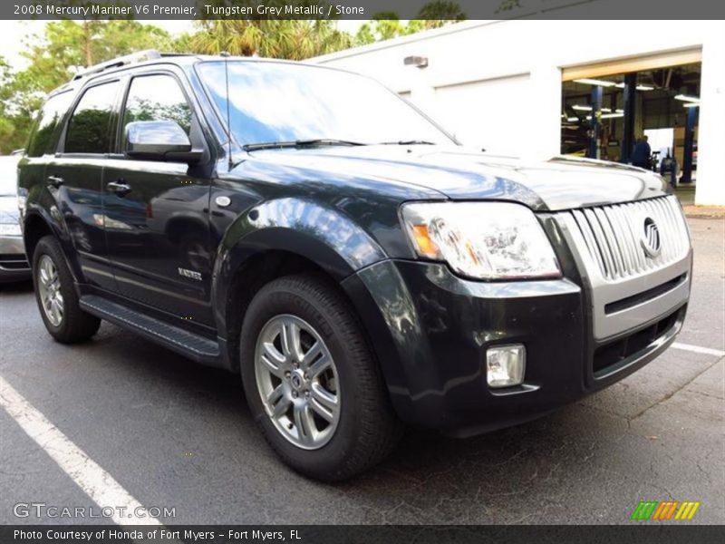 Tungsten Grey Metallic / Stone 2008 Mercury Mariner V6 Premier