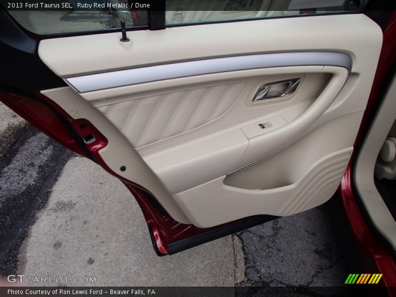 Ruby Red Metallic / Dune 2013 Ford Taurus SEL
