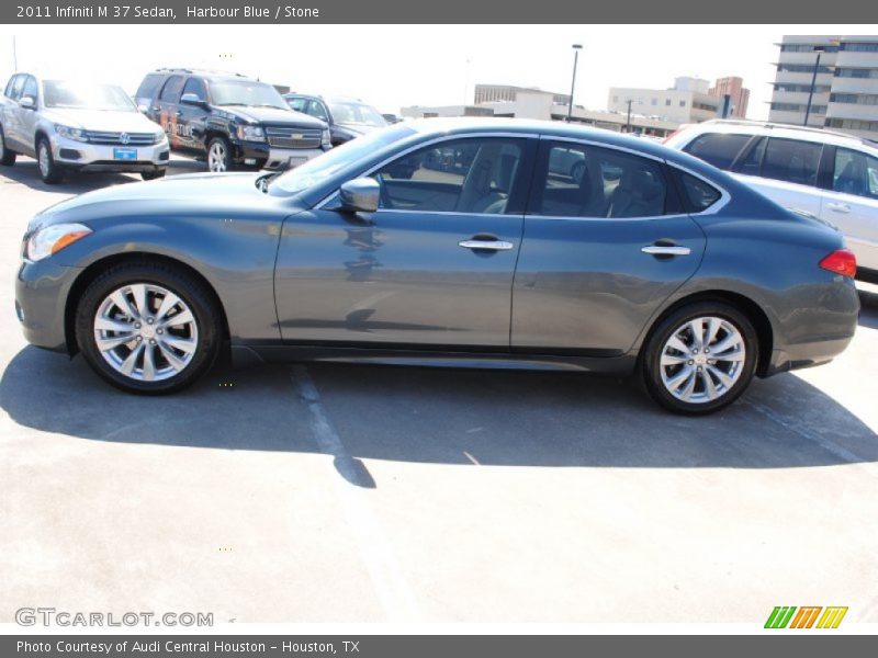 Harbour Blue / Stone 2011 Infiniti M 37 Sedan