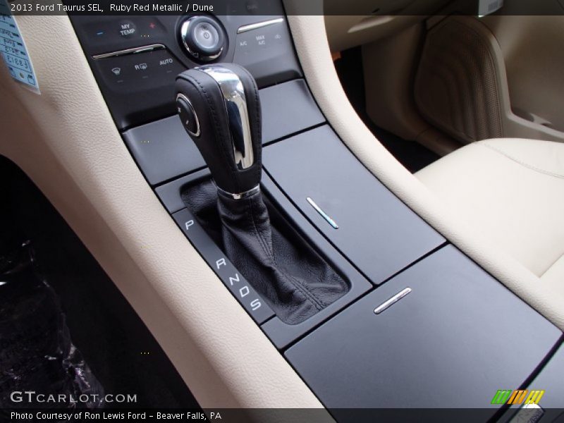 Ruby Red Metallic / Dune 2013 Ford Taurus SEL