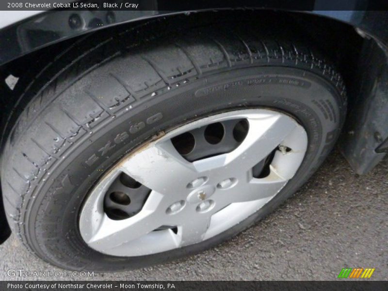 Black / Gray 2008 Chevrolet Cobalt LS Sedan