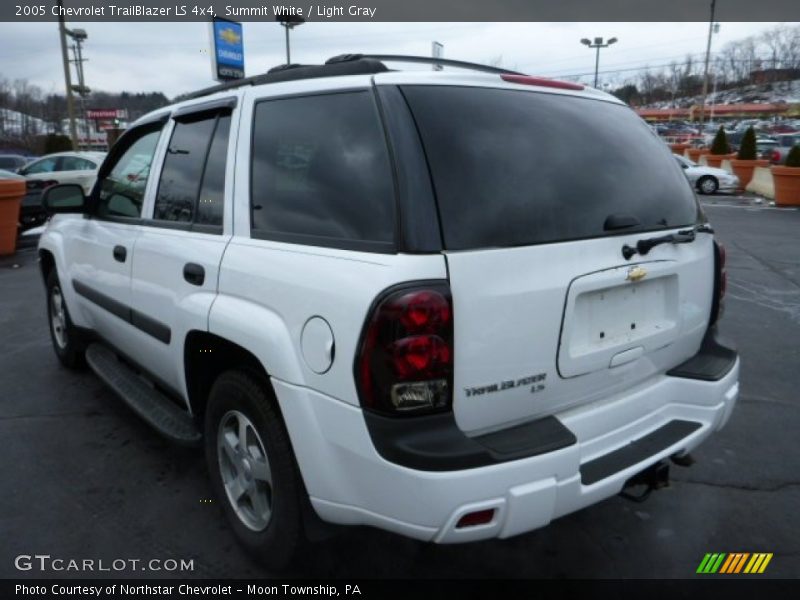 Summit White / Light Gray 2005 Chevrolet TrailBlazer LS 4x4