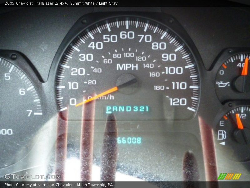 Summit White / Light Gray 2005 Chevrolet TrailBlazer LS 4x4