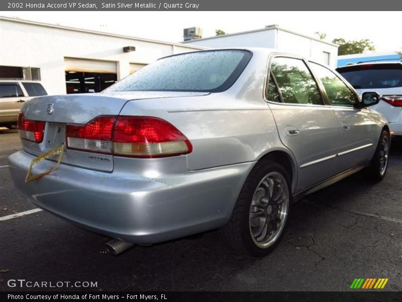 Satin Silver Metallic / Quartz Gray 2002 Honda Accord VP Sedan