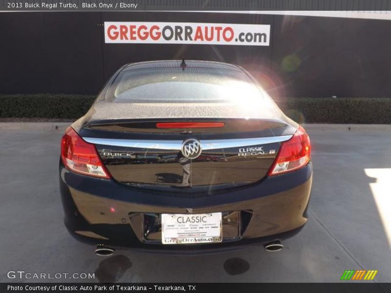 Black Onyx / Ebony 2013 Buick Regal Turbo