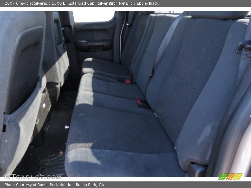 Silver Birch Metallic / Ebony Black 2007 Chevrolet Silverado 1500 LT Extended Cab