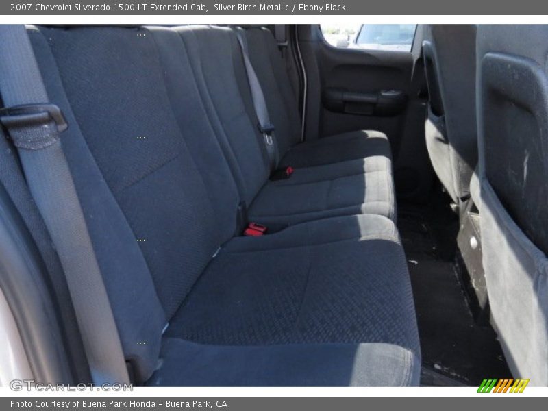 Silver Birch Metallic / Ebony Black 2007 Chevrolet Silverado 1500 LT Extended Cab