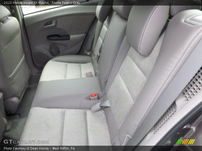 Rear Seat of 2013 Insight EX Hybrid