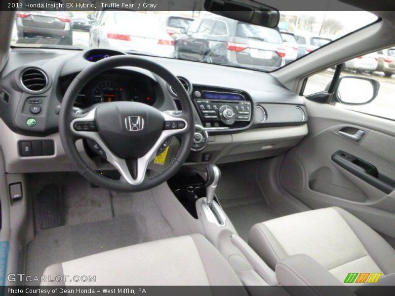 Gray Interior - 2013 Insight EX Hybrid 