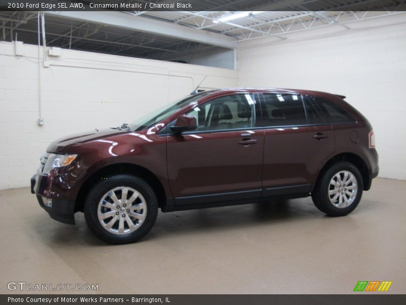 Cinnamon Metallic / Charcoal Black 2010 Ford Edge SEL AWD