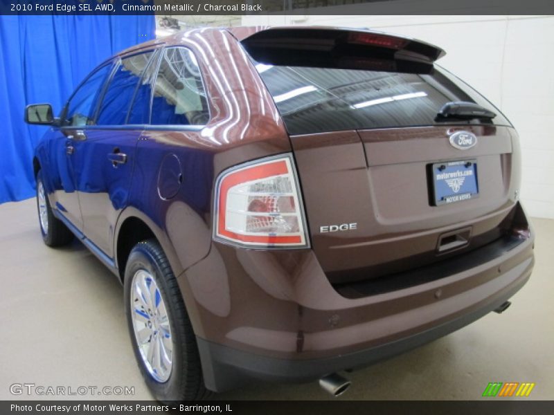 Cinnamon Metallic / Charcoal Black 2010 Ford Edge SEL AWD