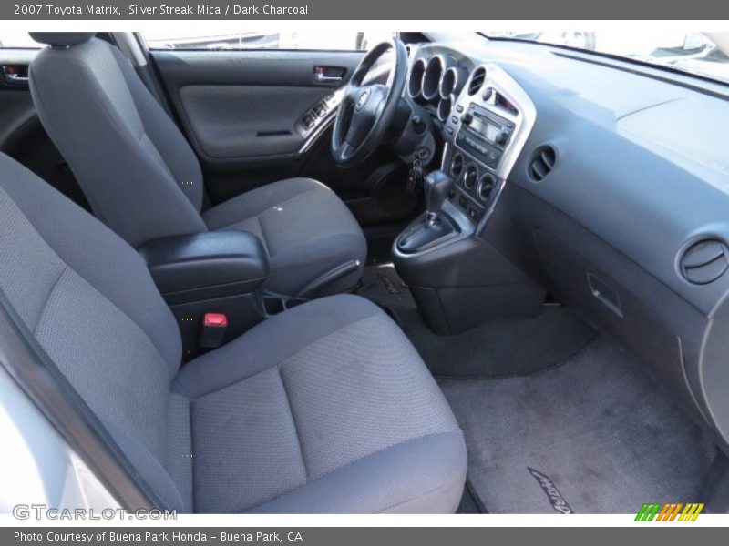 Silver Streak Mica / Dark Charcoal 2007 Toyota Matrix