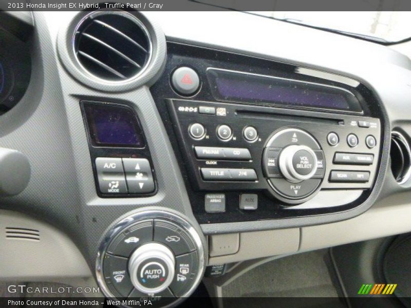 Controls of 2013 Insight EX Hybrid