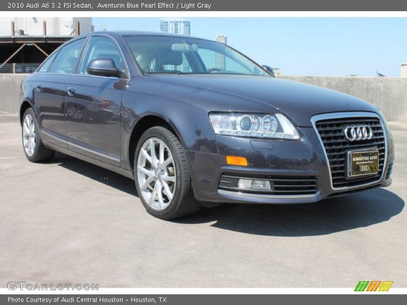 Aventurin Blue Pearl Effect / Light Gray 2010 Audi A6 3.2 FSI Sedan