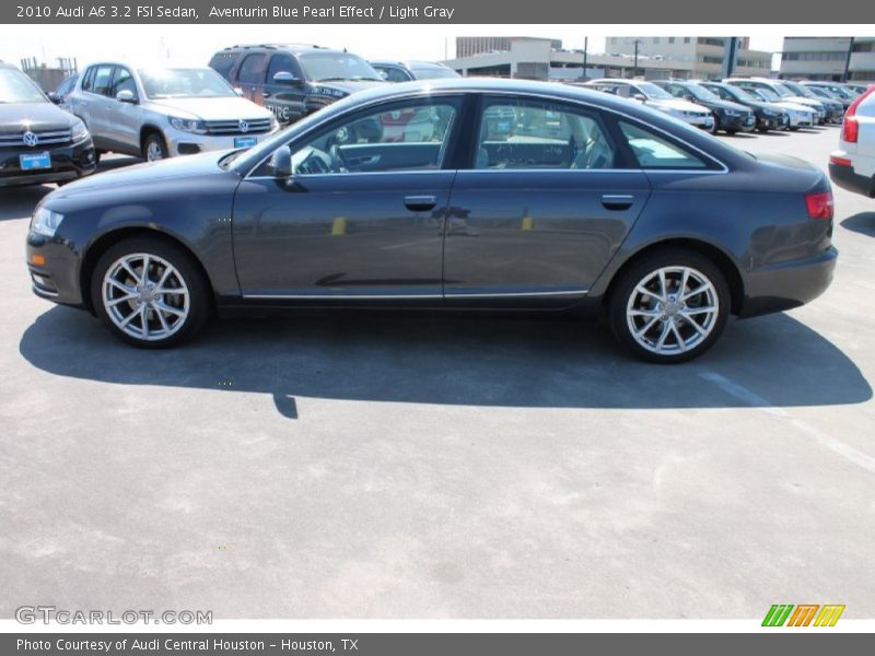 Aventurin Blue Pearl Effect / Light Gray 2010 Audi A6 3.2 FSI Sedan