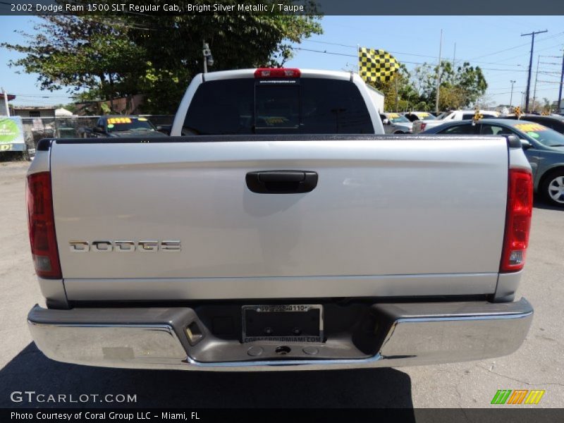 Bright Silver Metallic / Taupe 2002 Dodge Ram 1500 SLT Regular Cab