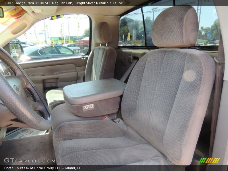 Bright Silver Metallic / Taupe 2002 Dodge Ram 1500 SLT Regular Cab