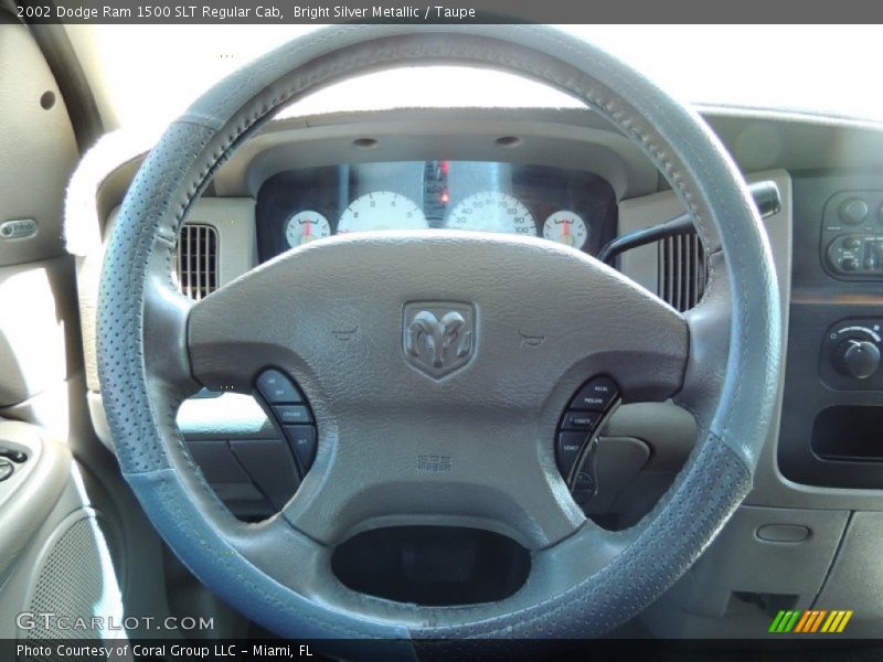 Bright Silver Metallic / Taupe 2002 Dodge Ram 1500 SLT Regular Cab