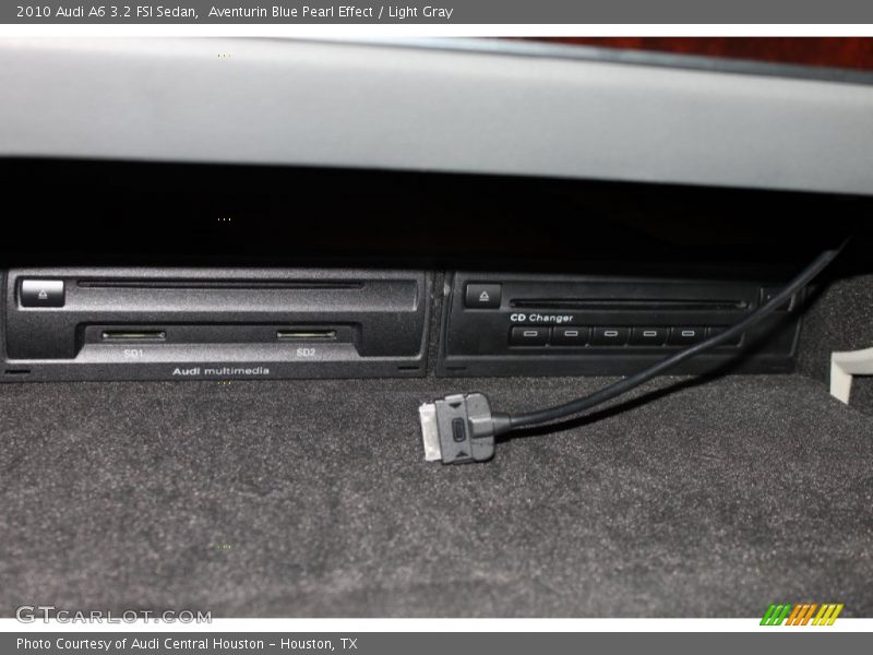 Aventurin Blue Pearl Effect / Light Gray 2010 Audi A6 3.2 FSI Sedan