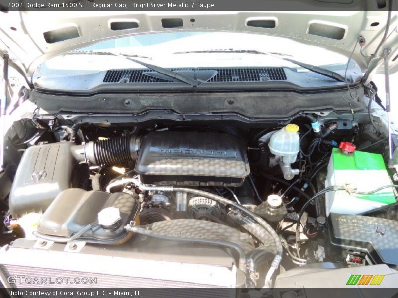 Bright Silver Metallic / Taupe 2002 Dodge Ram 1500 SLT Regular Cab