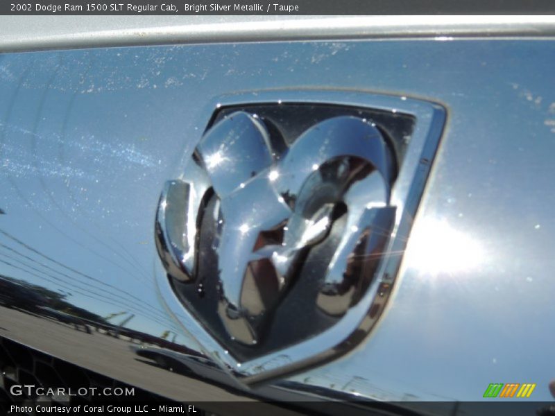 Bright Silver Metallic / Taupe 2002 Dodge Ram 1500 SLT Regular Cab