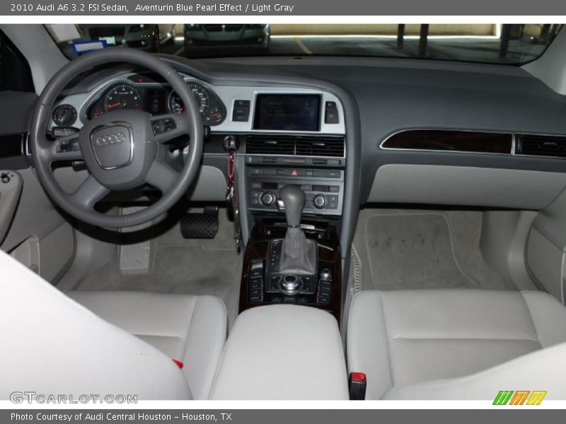 Aventurin Blue Pearl Effect / Light Gray 2010 Audi A6 3.2 FSI Sedan