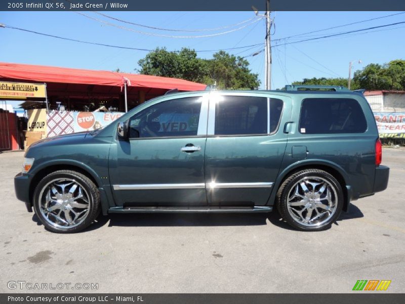 Jade Green / Willow 2005 Infiniti QX 56