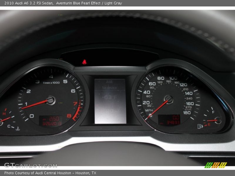 Aventurin Blue Pearl Effect / Light Gray 2010 Audi A6 3.2 FSI Sedan