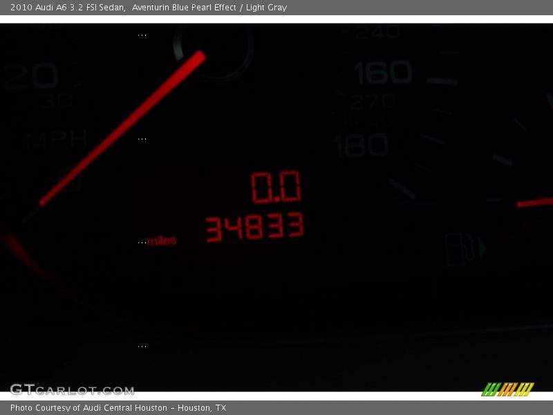 Aventurin Blue Pearl Effect / Light Gray 2010 Audi A6 3.2 FSI Sedan