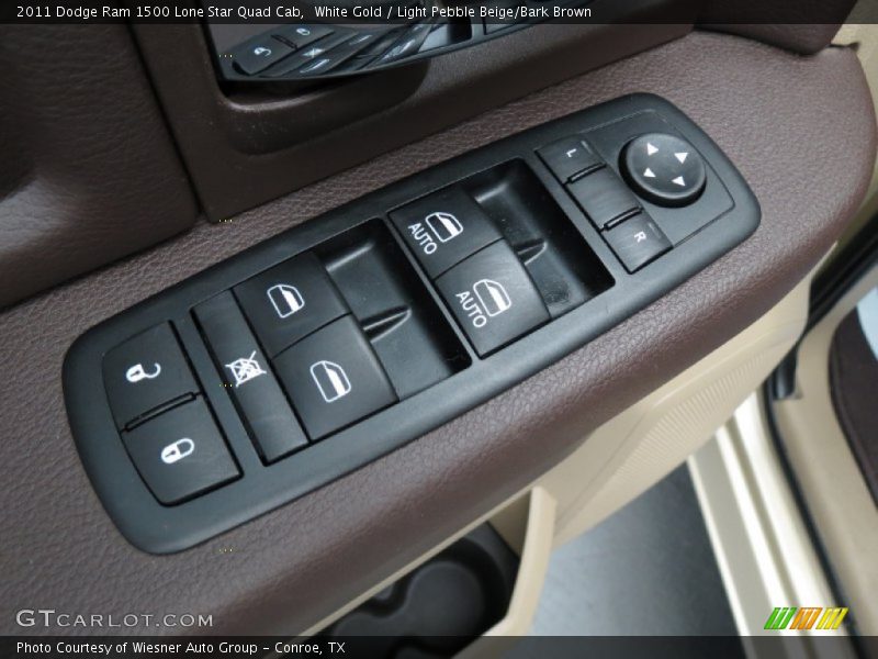 White Gold / Light Pebble Beige/Bark Brown 2011 Dodge Ram 1500 Lone Star Quad Cab