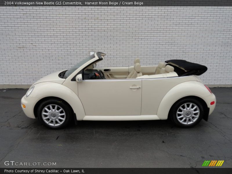 Harvest Moon Beige / Cream Beige 2004 Volkswagen New Beetle GLS Convertible