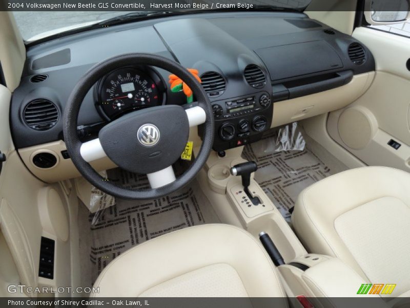 Harvest Moon Beige / Cream Beige 2004 Volkswagen New Beetle GLS Convertible