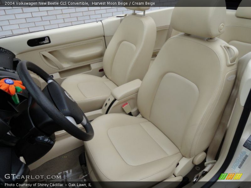 Harvest Moon Beige / Cream Beige 2004 Volkswagen New Beetle GLS Convertible