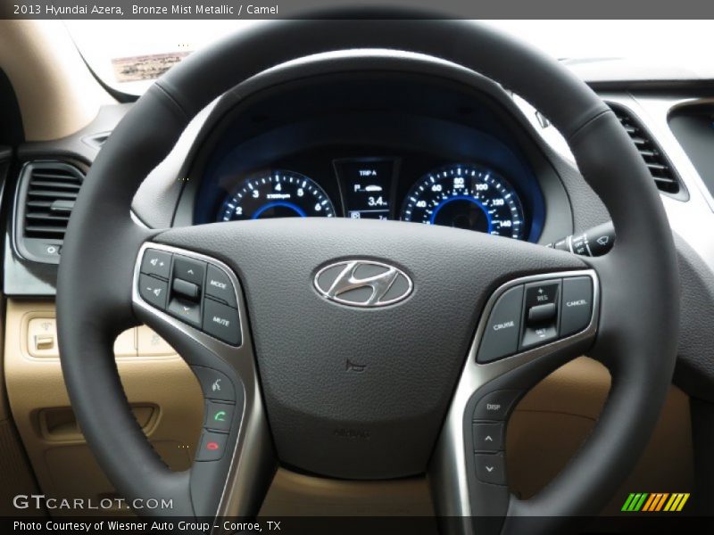 Bronze Mist Metallic / Camel 2013 Hyundai Azera