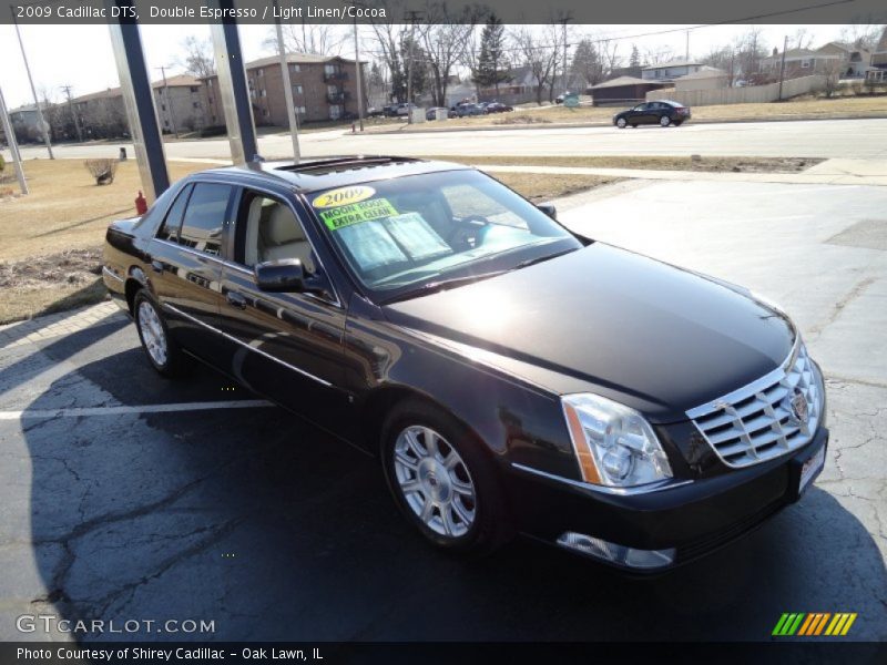 Double Espresso / Light Linen/Cocoa 2009 Cadillac DTS