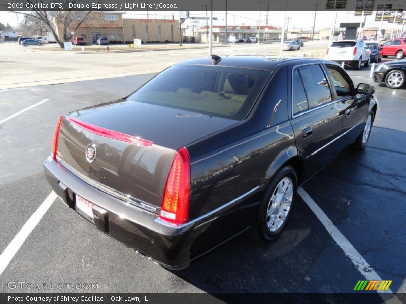 Double Espresso / Light Linen/Cocoa 2009 Cadillac DTS