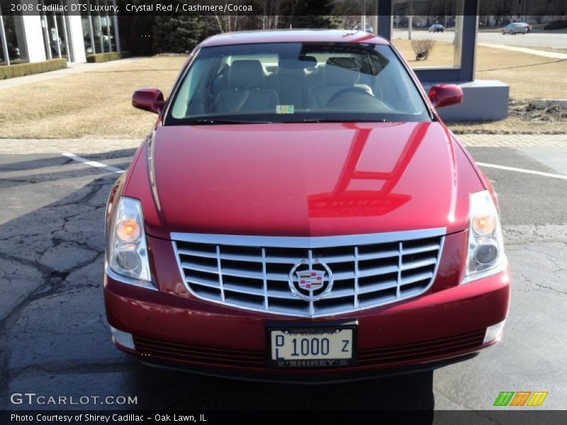 Crystal Red / Cashmere/Cocoa 2008 Cadillac DTS Luxury