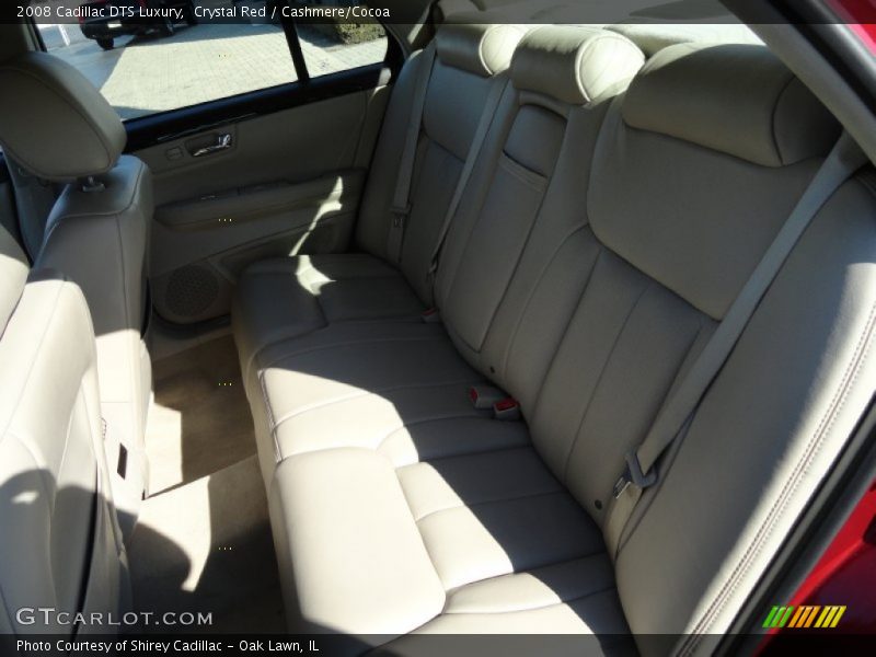 Crystal Red / Cashmere/Cocoa 2008 Cadillac DTS Luxury