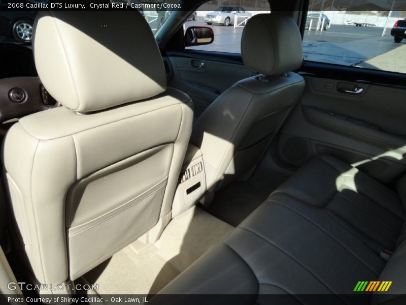 Crystal Red / Cashmere/Cocoa 2008 Cadillac DTS Luxury