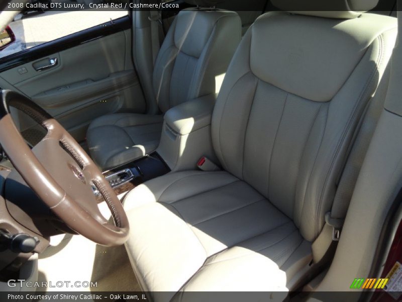 Crystal Red / Cashmere/Cocoa 2008 Cadillac DTS Luxury