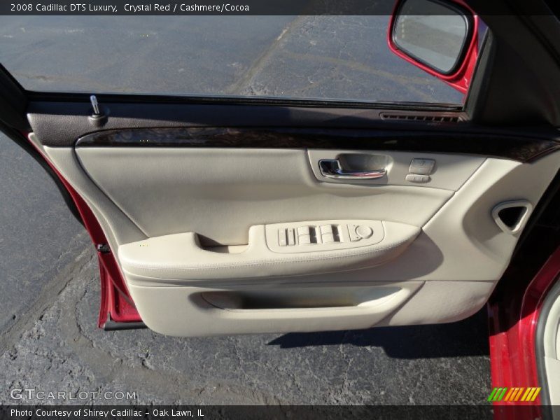 Crystal Red / Cashmere/Cocoa 2008 Cadillac DTS Luxury