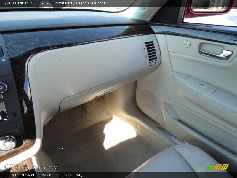 Crystal Red / Cashmere/Cocoa 2008 Cadillac DTS Luxury
