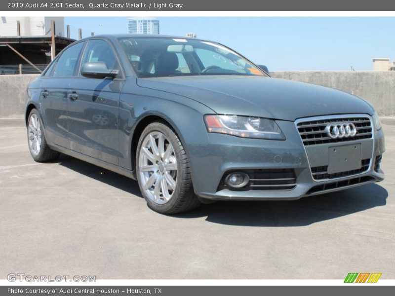 Quartz Gray Metallic / Light Gray 2010 Audi A4 2.0T Sedan