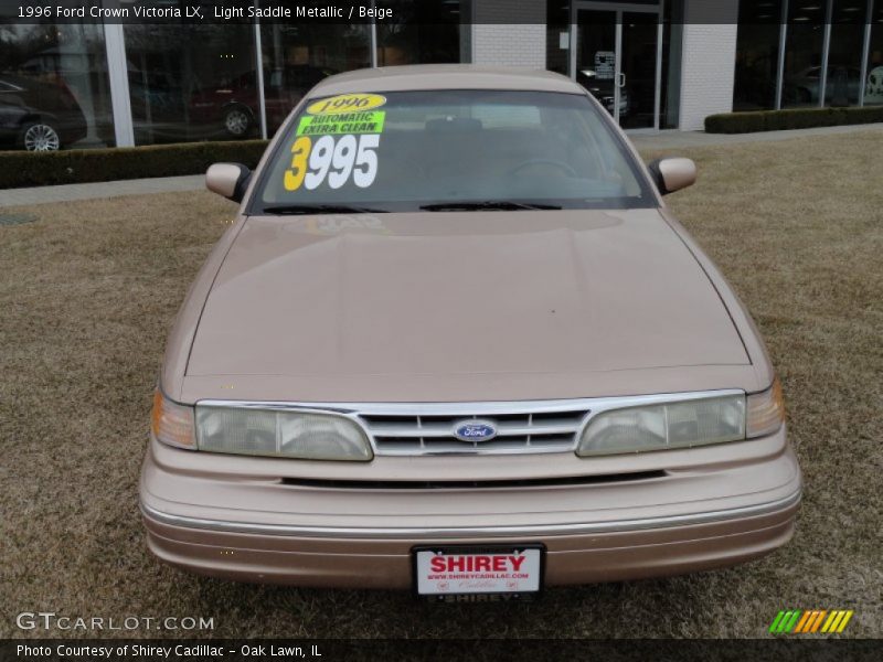 Light Saddle Metallic / Beige 1996 Ford Crown Victoria LX