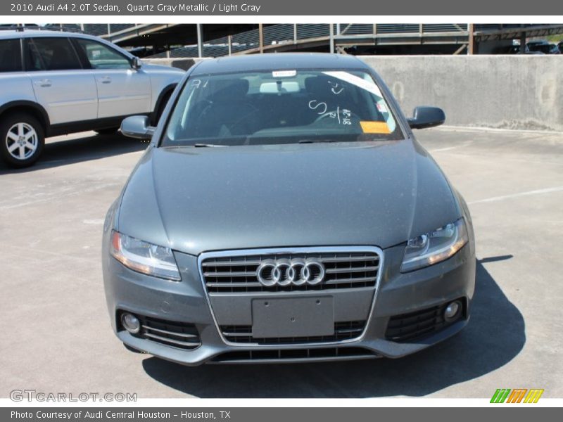 Quartz Gray Metallic / Light Gray 2010 Audi A4 2.0T Sedan